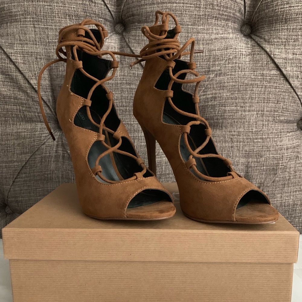 Aldo Lace-Up Heels